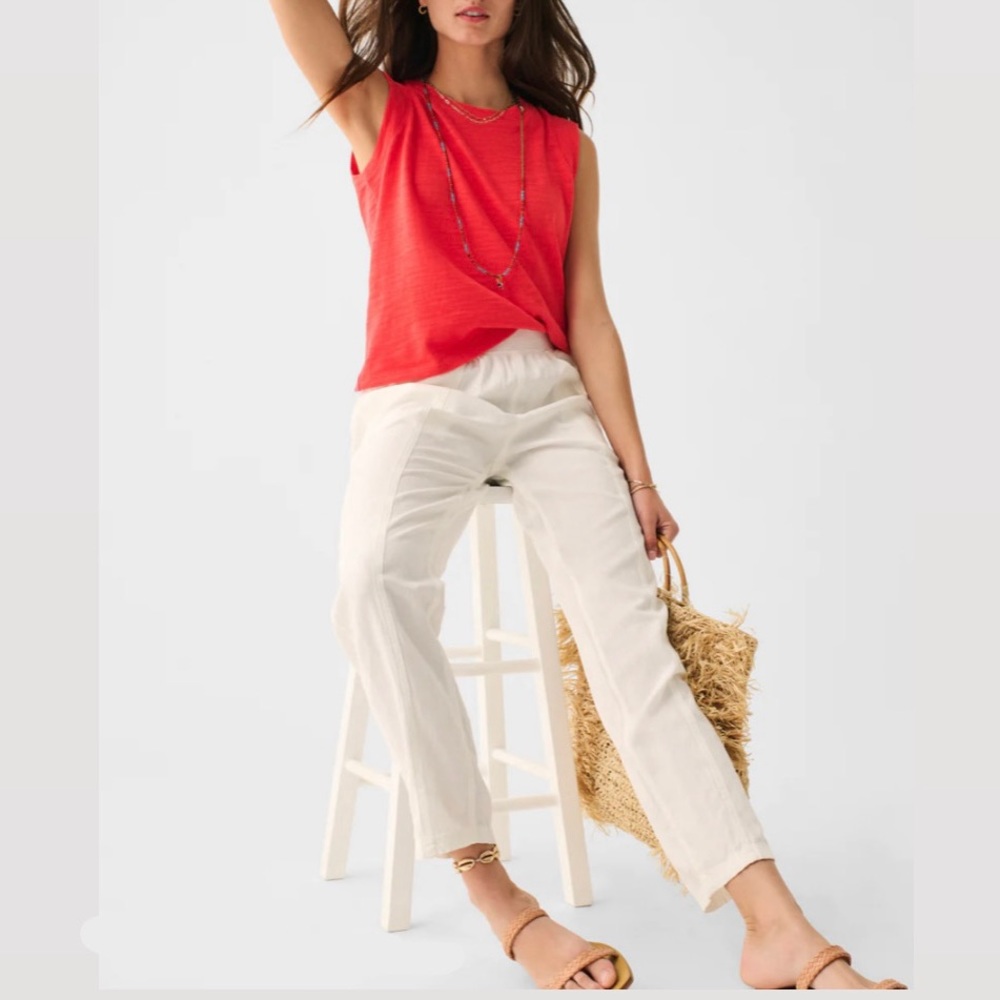 Faherty Arlie Pants Linen Pants Size XXS